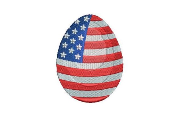 American Flag Easter Egg