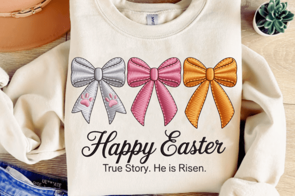 Embroidery Design File Happy Easter